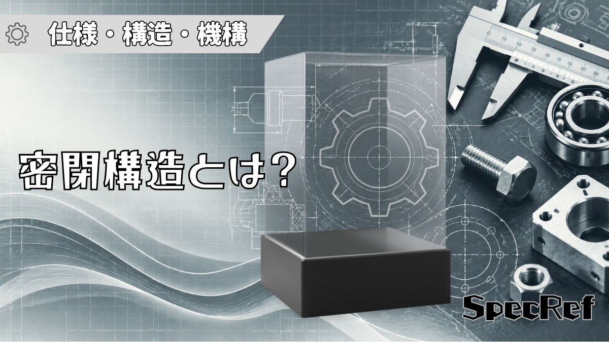 密閉構造とは？のアイキャッチ