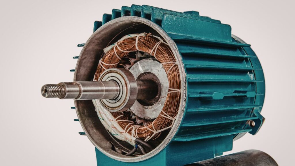 モーター出力軸と負荷を直接接続する直結駆動構造の例