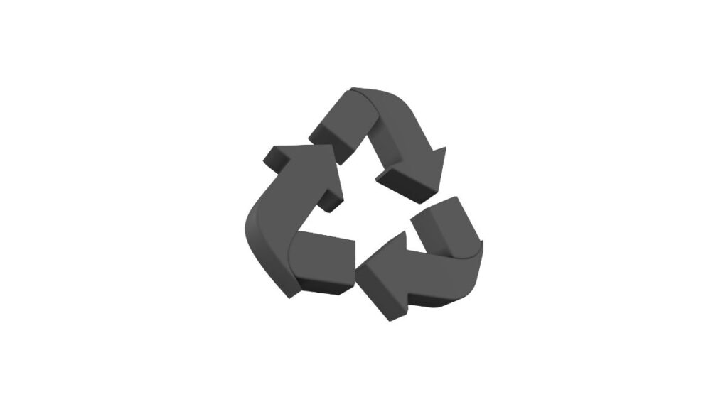 モビウスループ（三角循環矢印の環境表示記号）