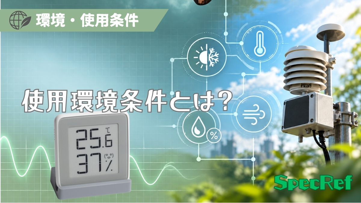 使用環境条件とは？のアイキャッチ