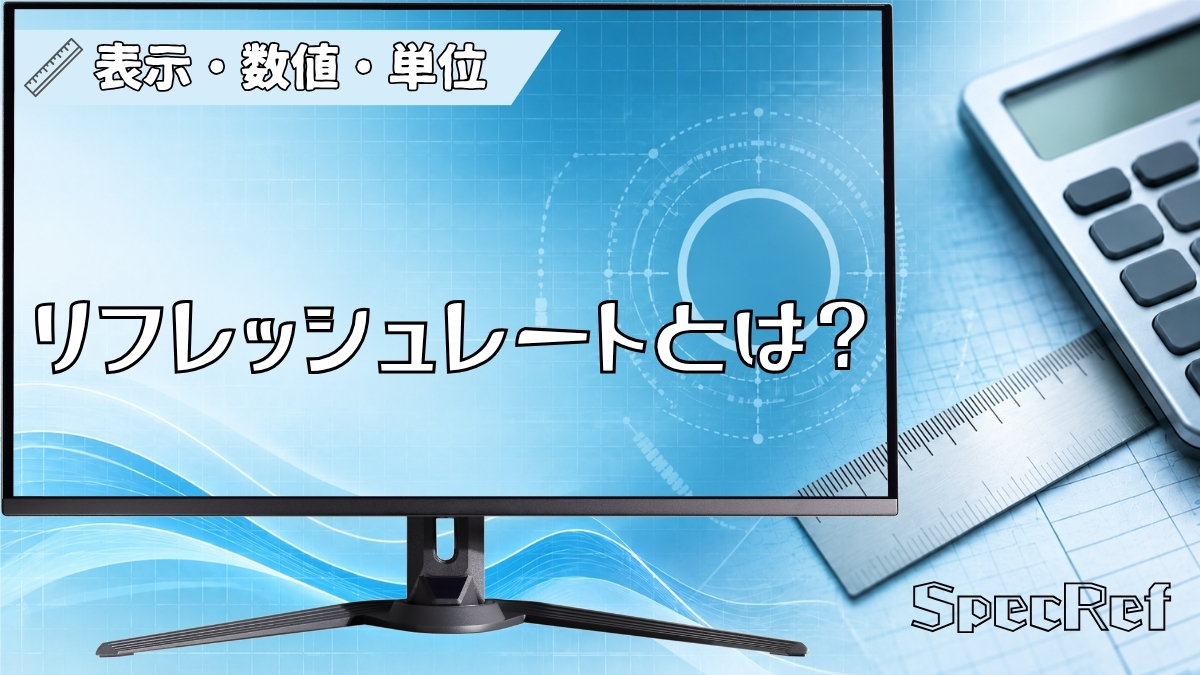 リフレッシュレートとは？のアイキャッチ